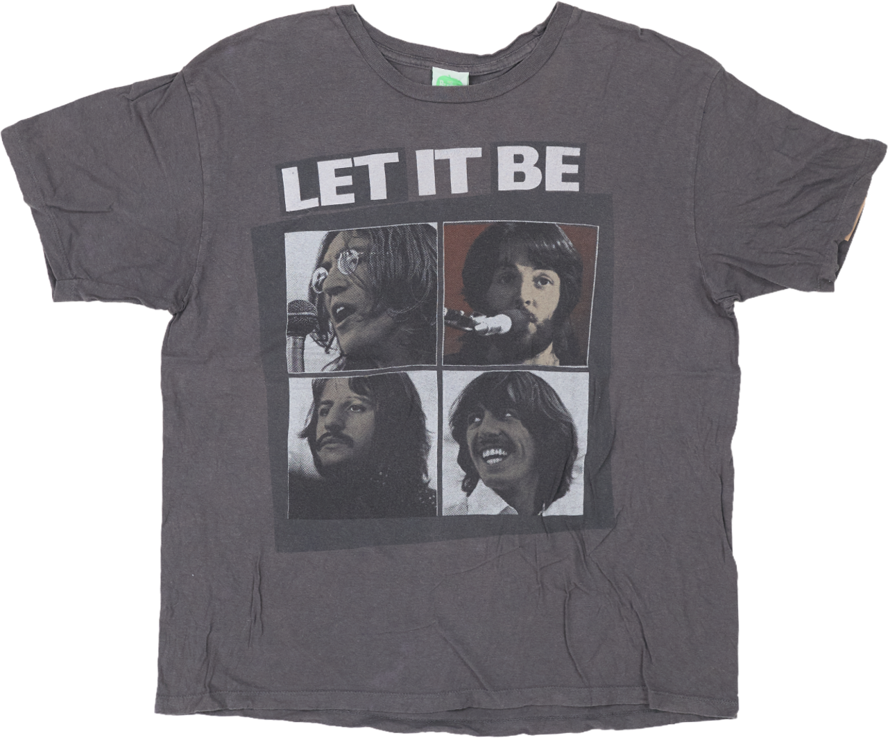 古着 2005 BEATLES LET IT BE APPLE TAG PHOTO T / ビートルズ 2005 レット・イット・ビー アップルタグ フォト Tシャツ