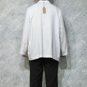 SAG HARBOR rayon linen blend easy tailored jacket