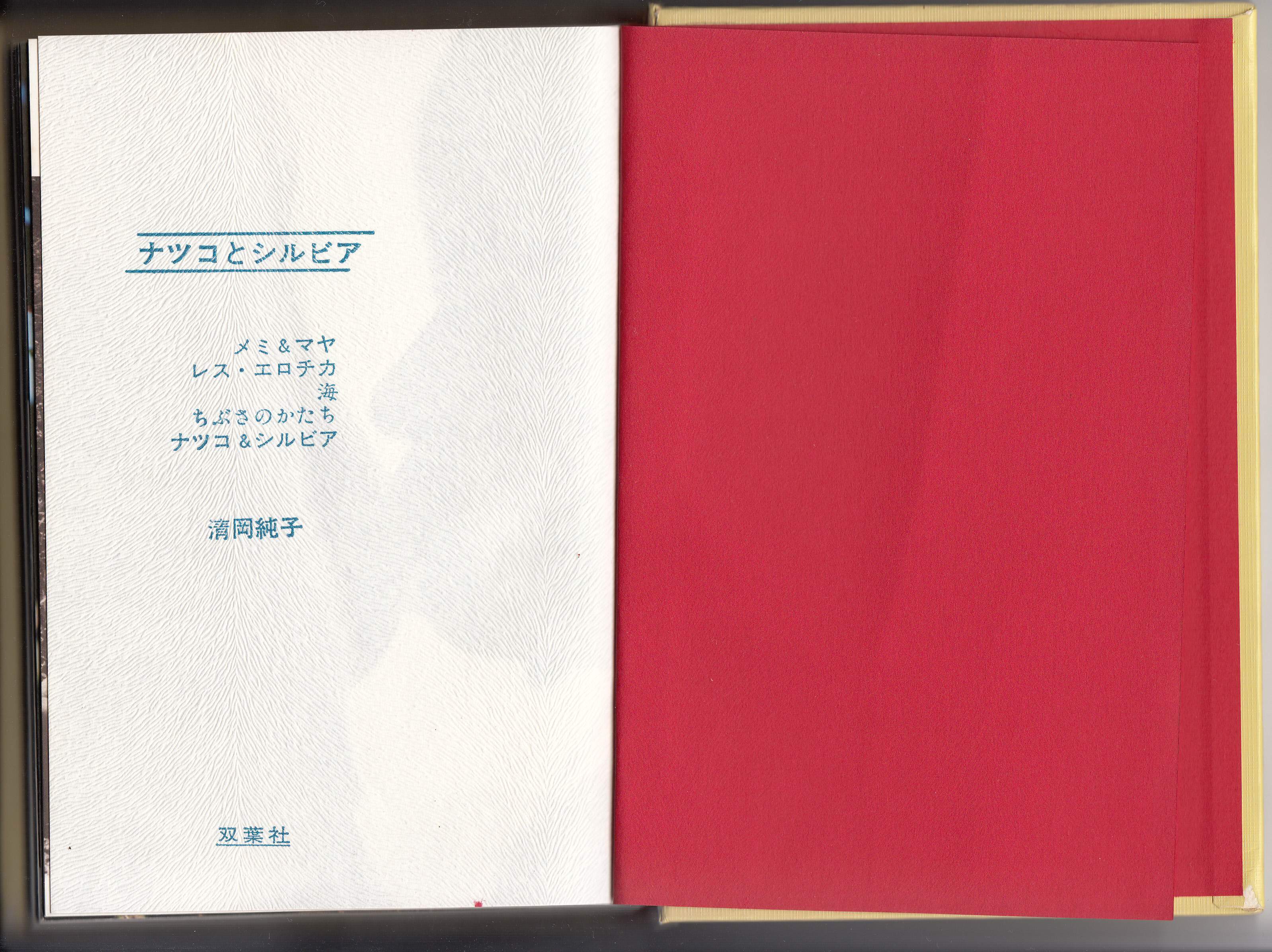  清岡純子 15 清岡 純子 撮影 少ない ナツコとシルビア アート写真集