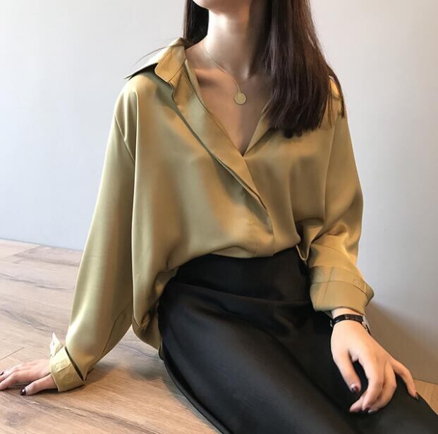 長袖シャツ ブラウス レディースシャツ 秋冬新作 トップス ゆるシャツ 通勤 OL