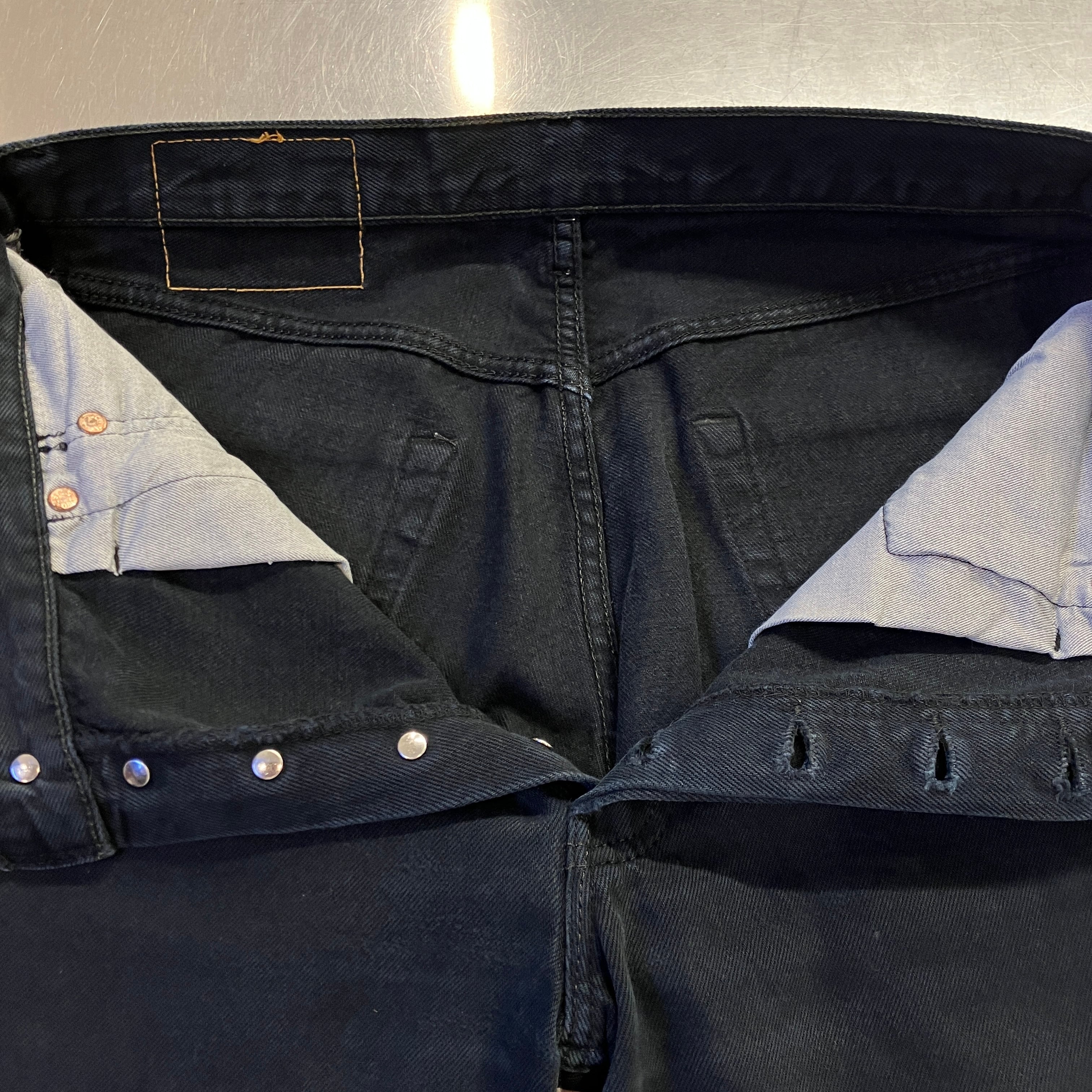 LEVI'S 501 BLACK DENIM PANT 実寸W32 L30 | safarionline