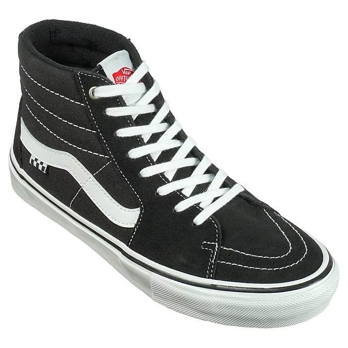 VANS SKATE SK8-HI BLACK/WHITE バンズ スケハイ スニーカー スケボー