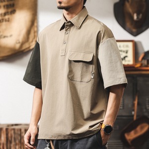 ステッチコントラスト速乾ポロシャツ 225702