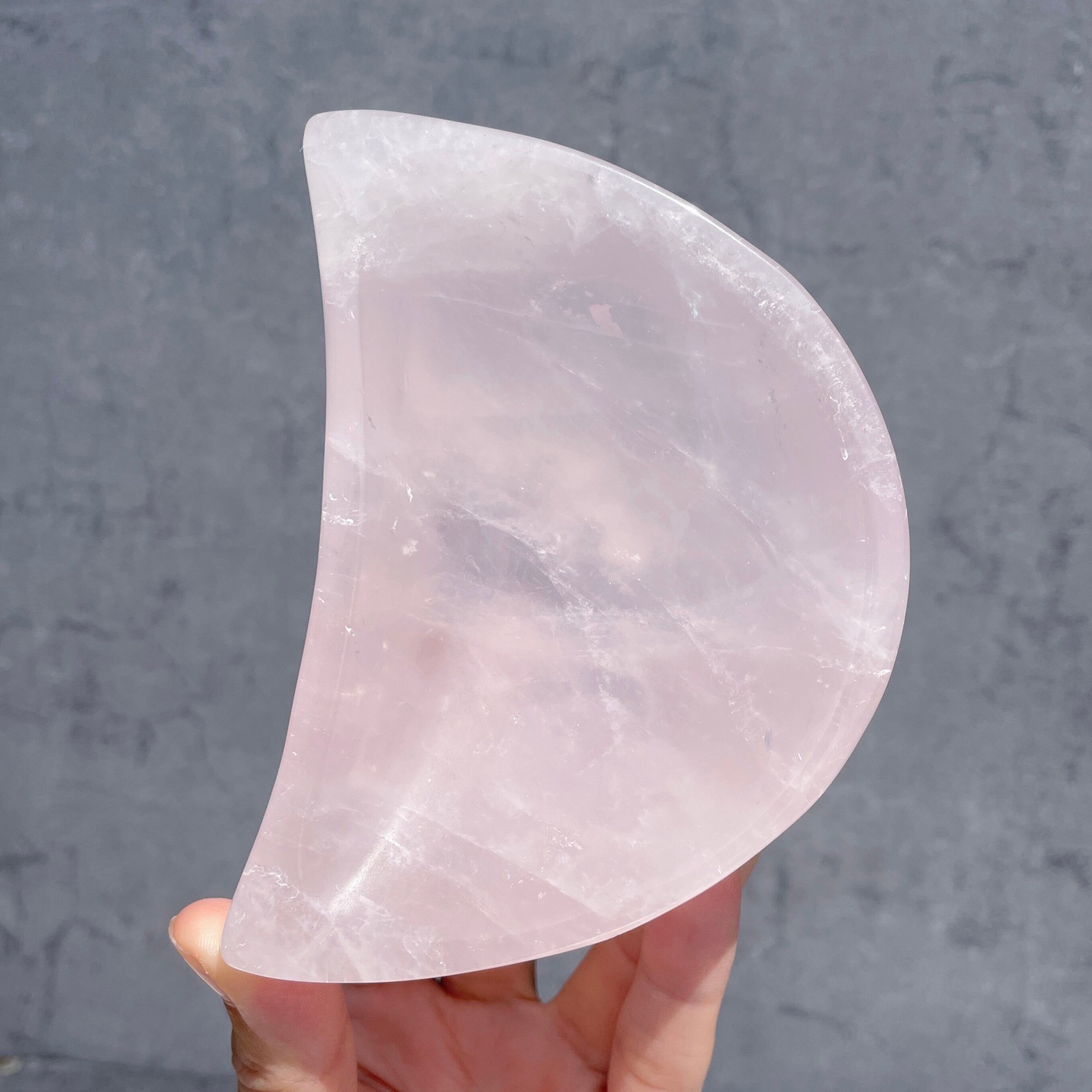 ローズクォーツ 月のうつわ 21◇Rose Quartz◇天然石・鉱物・パワーストーン