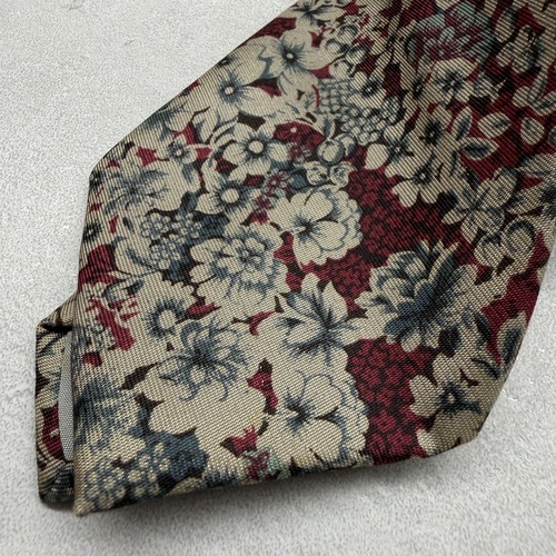 Wardrobe tie 80-90s ネクタイ　花柄　ヴィンテージ　古着　n-333