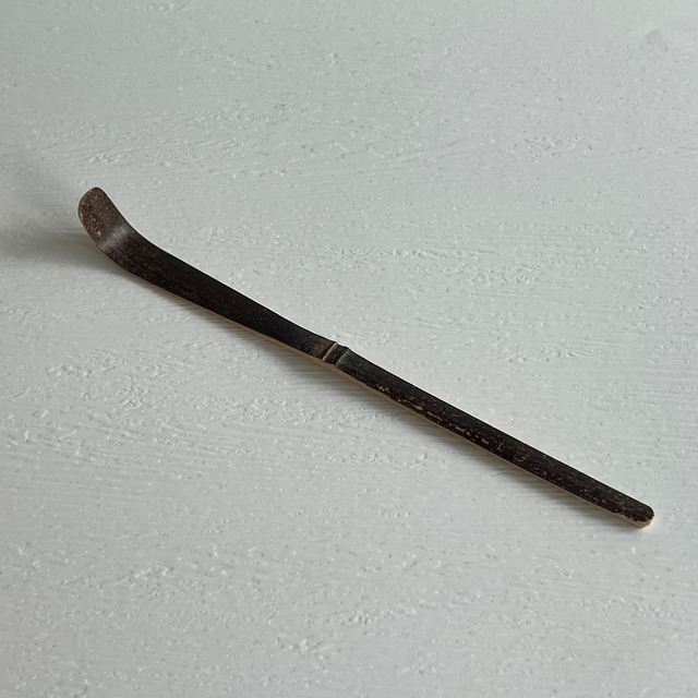 【中撰】　茶杓　黒竹 画像