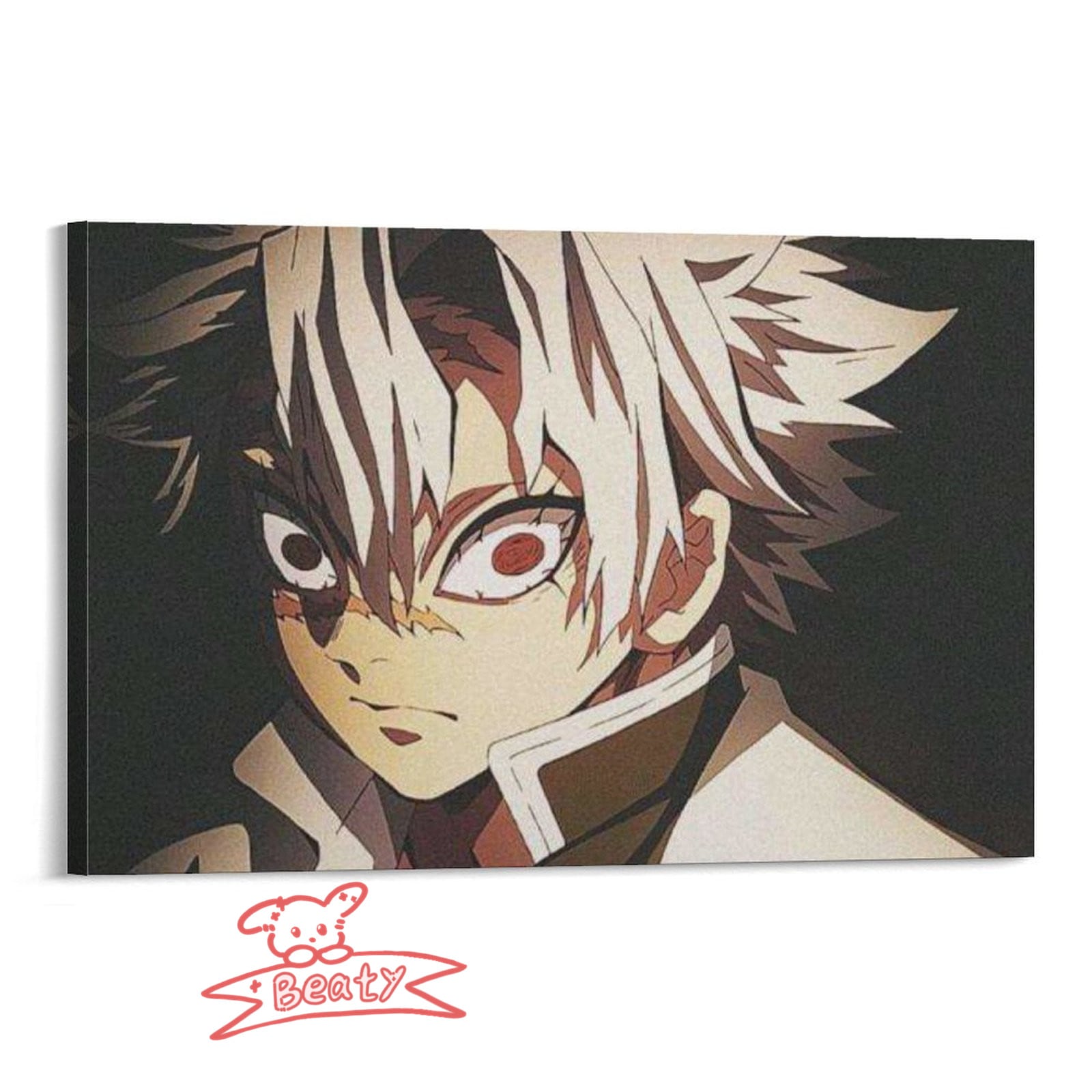 鬼滅の刃 アートパネル ポスター 風柱・不死川実弥 木枠セットアニメ