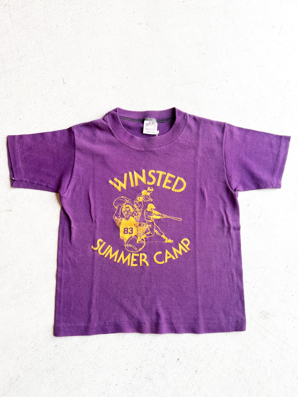 【115cm】VINTAGE 80's プリント Tシャツ【10137】※