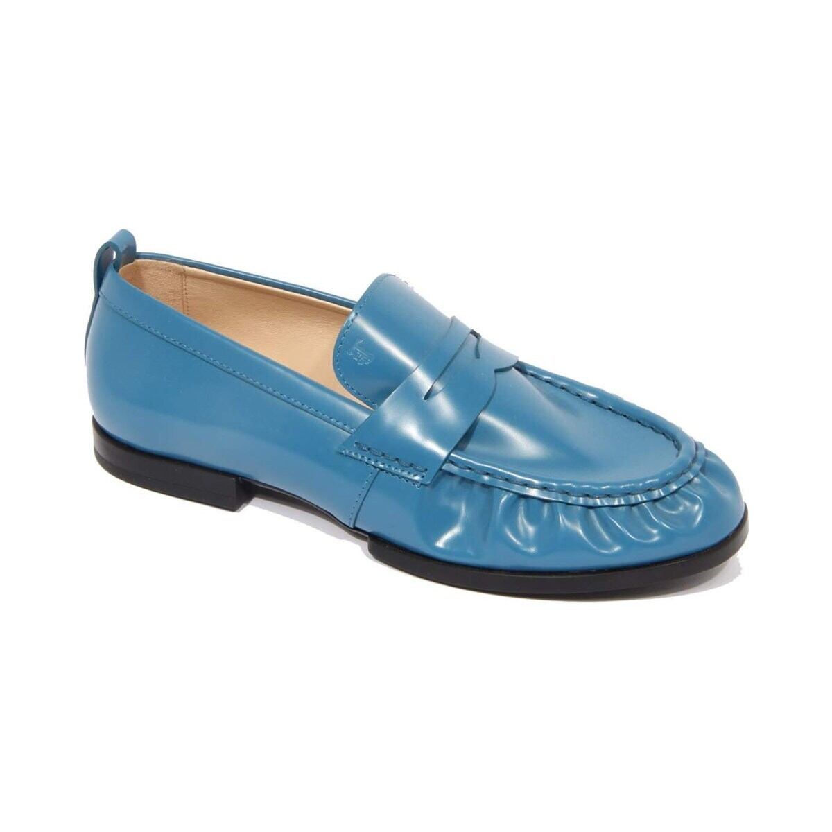 TOD'S トッズ レディース ローファー レザー ネイビー