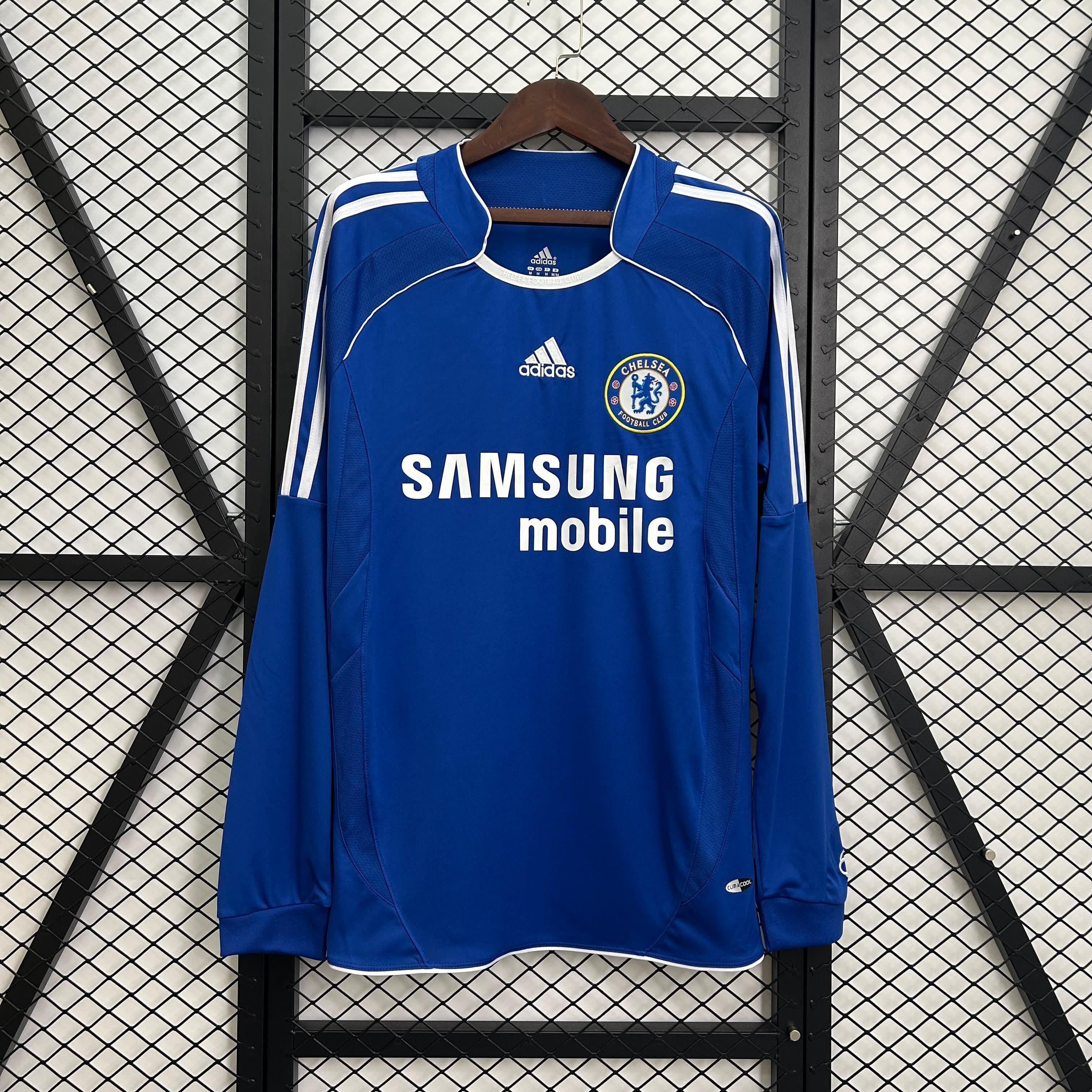 Retro Long sleeve Chelsea 06/07 home Jersey チェルシー 06/07