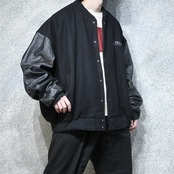 leather switching design award jacket