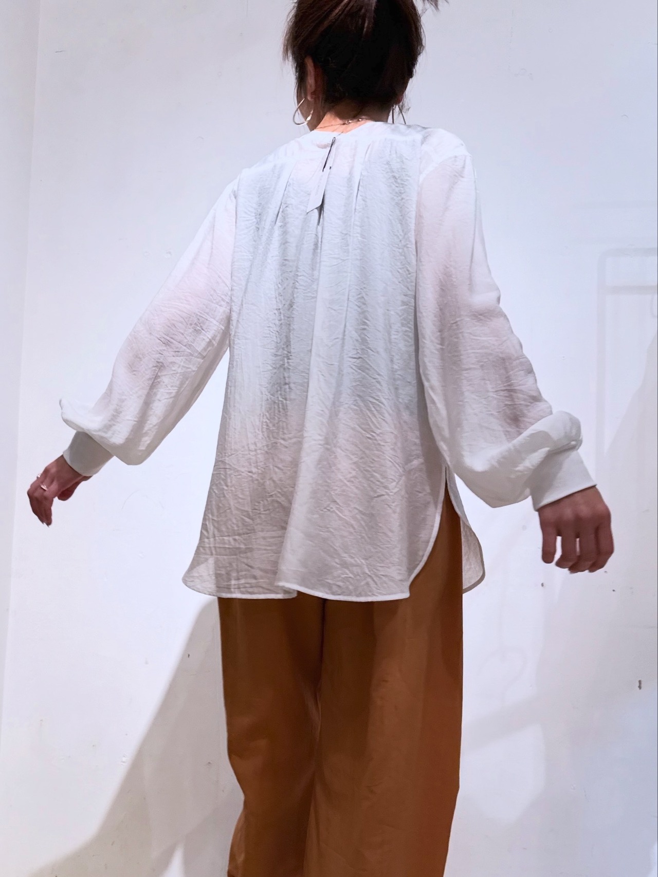 シーシークロス C.C.CROSS  ノーカラーカラーシャツ