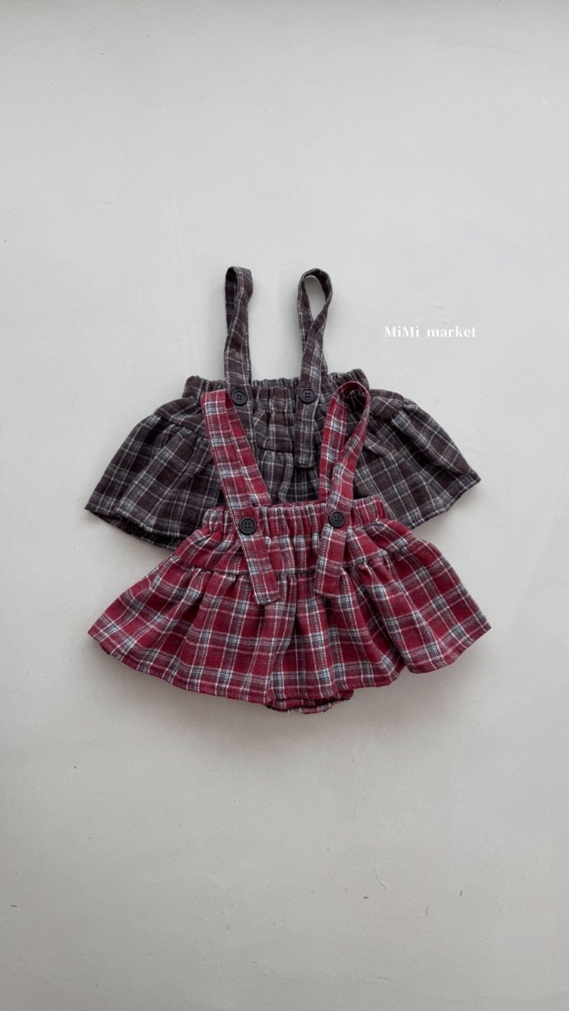 【即納】チェックカンカンスカート/ mimimarket