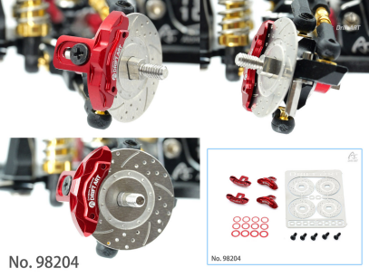 98204 Drift ART Alu. CNC Simulation Brake System