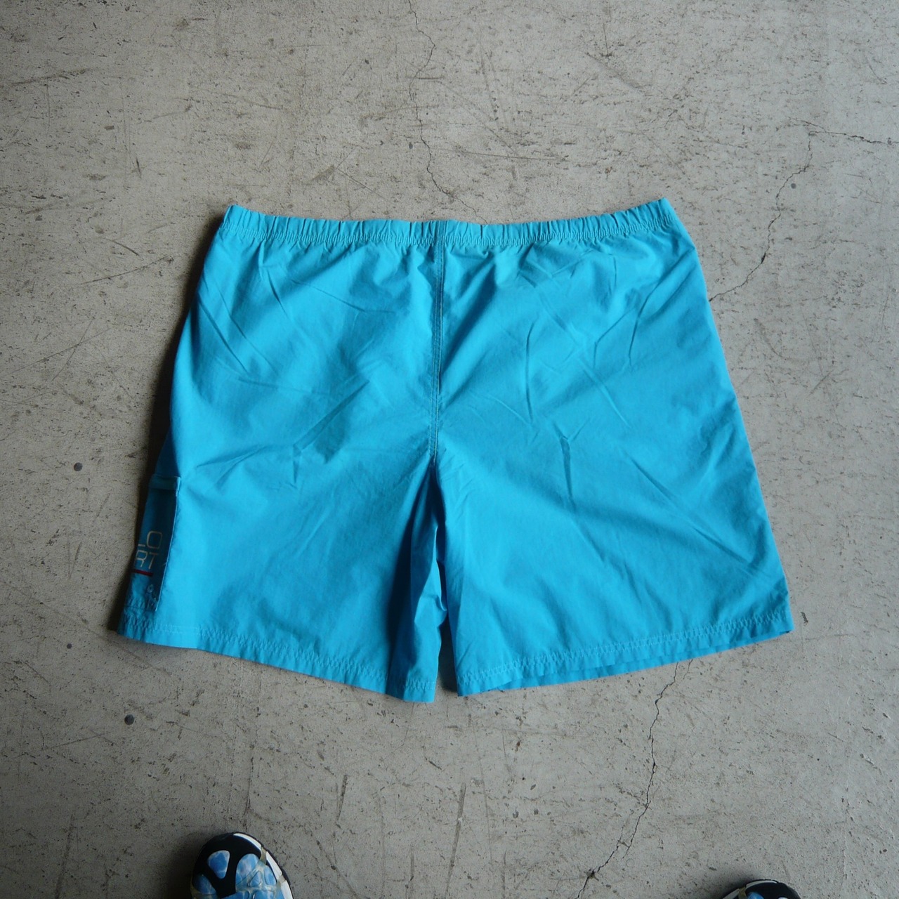90s POLO SPORTS ナイロンショーツ 水色