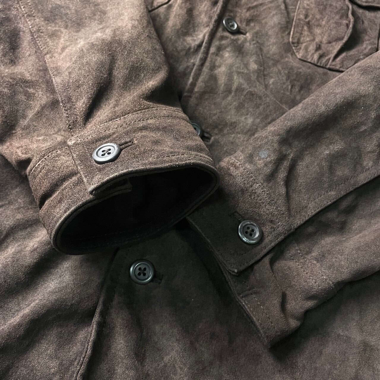 00年代 OLD GAP オールドギャップ スエード レザージャケット メンズL 