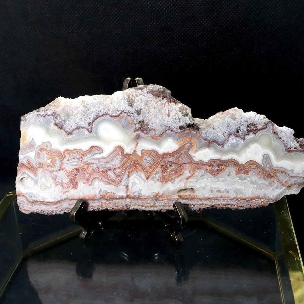 ラグナレースアゲート メキシコ産 瑪瑙 84,6g AG218 原石 鉱物 標本