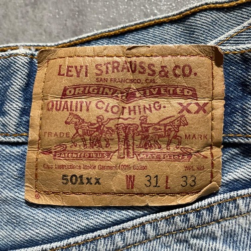 【W31 L33】00s メキシコ製 levi's リーバイス 501xx 詳細写真3