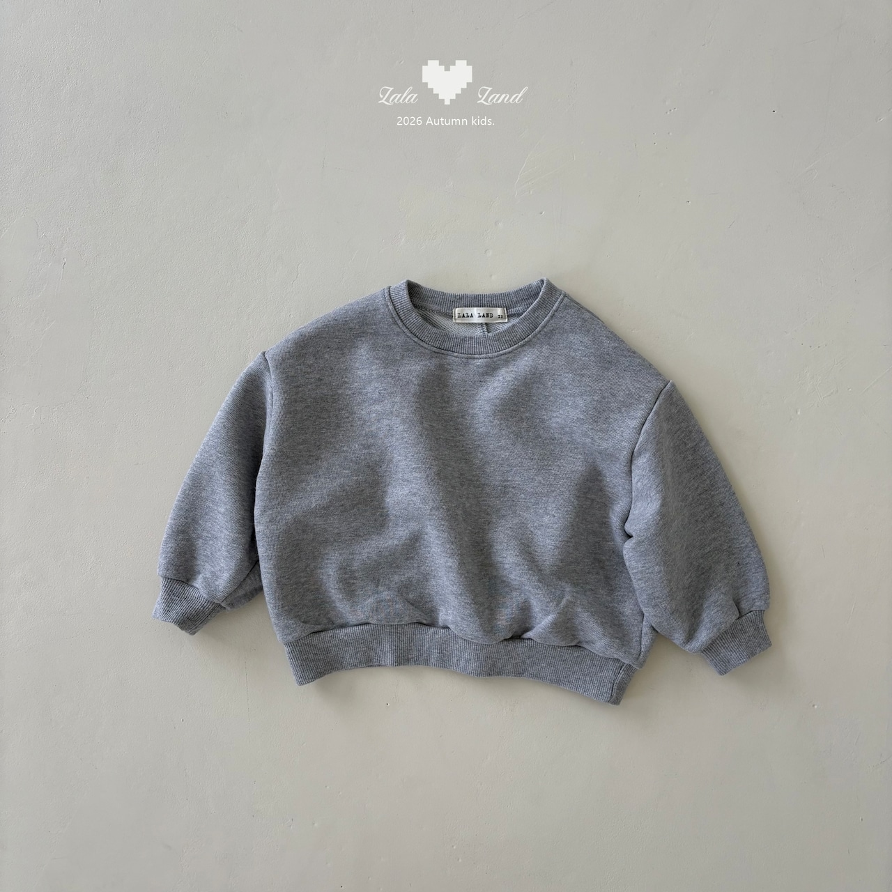 【取寄】LALALAND (Kids)ラウンド切り替えMTM|秋服|韓国子供服| 26/SM