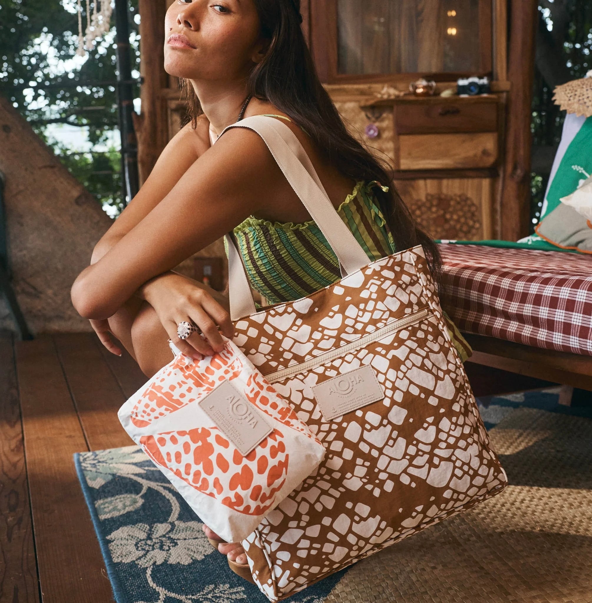 アロハコレクション　Keep It Light Daily Tote トート アロハコレクション/ALOHACOLLECTION】KEEP IT LIGHT DAILY TOTE
