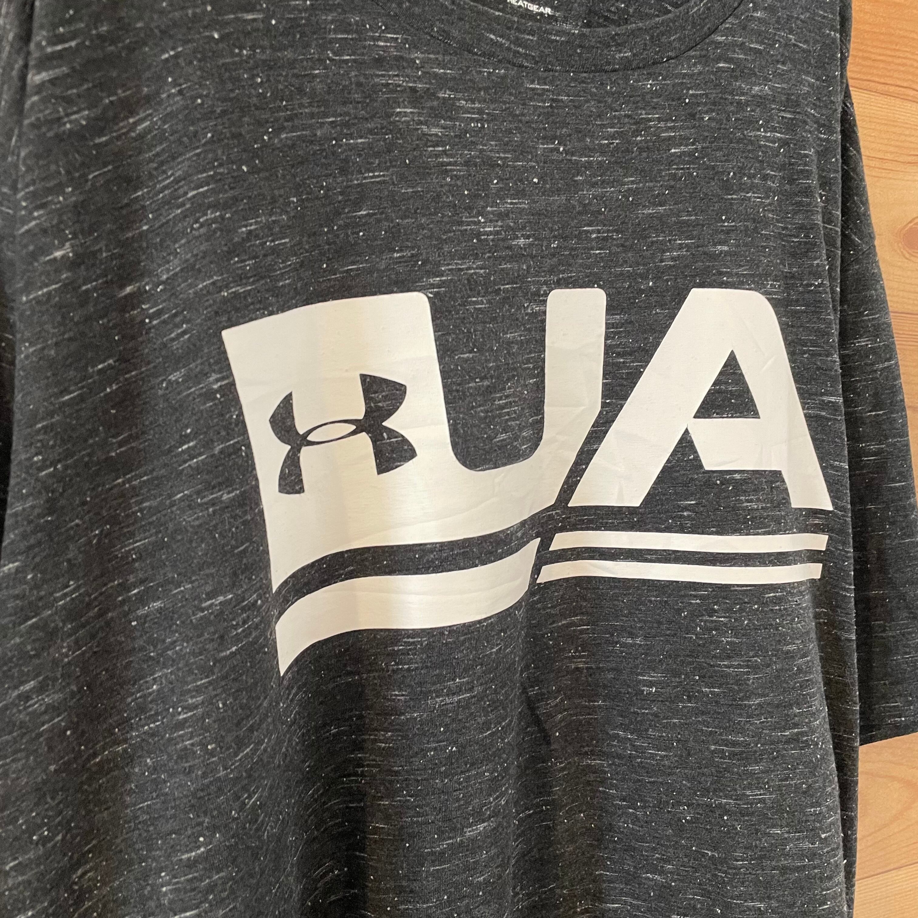 UNDER ARMOUR】ロゴ プリントTシャツ XL ビッグサイズ アンダー ...