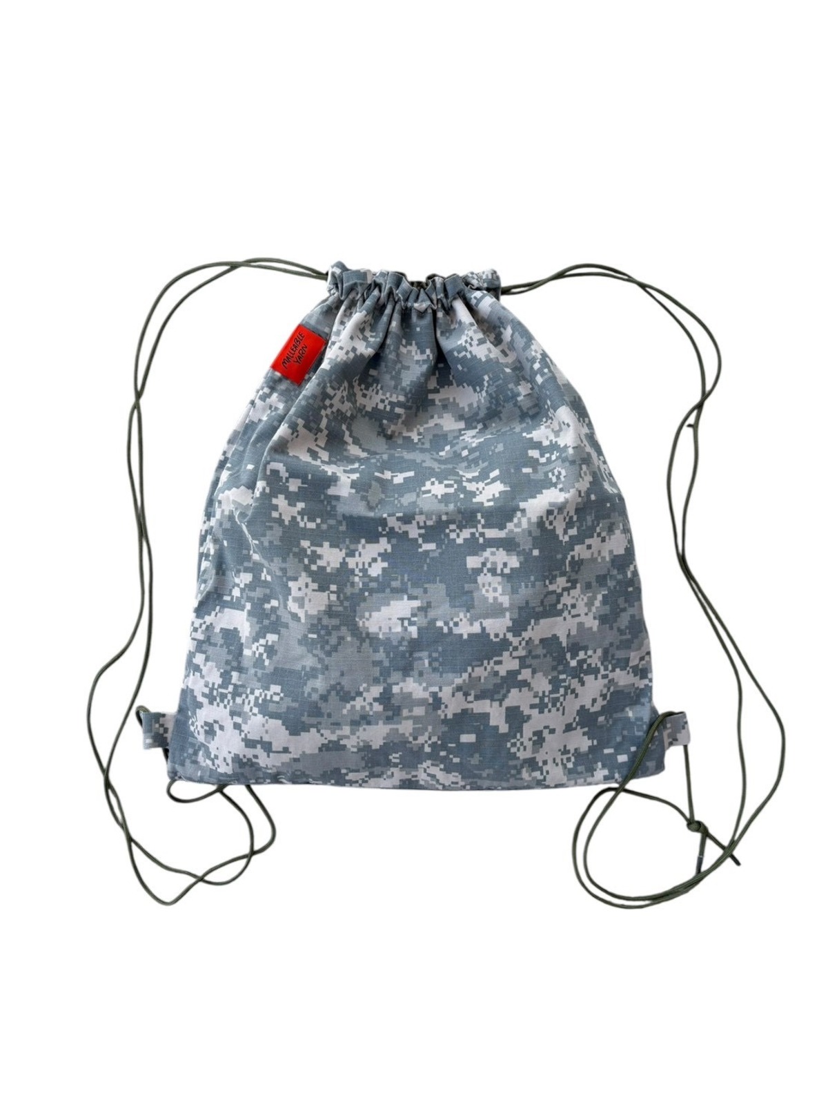 remake military drawstringbag | MALLEABLE YARN
