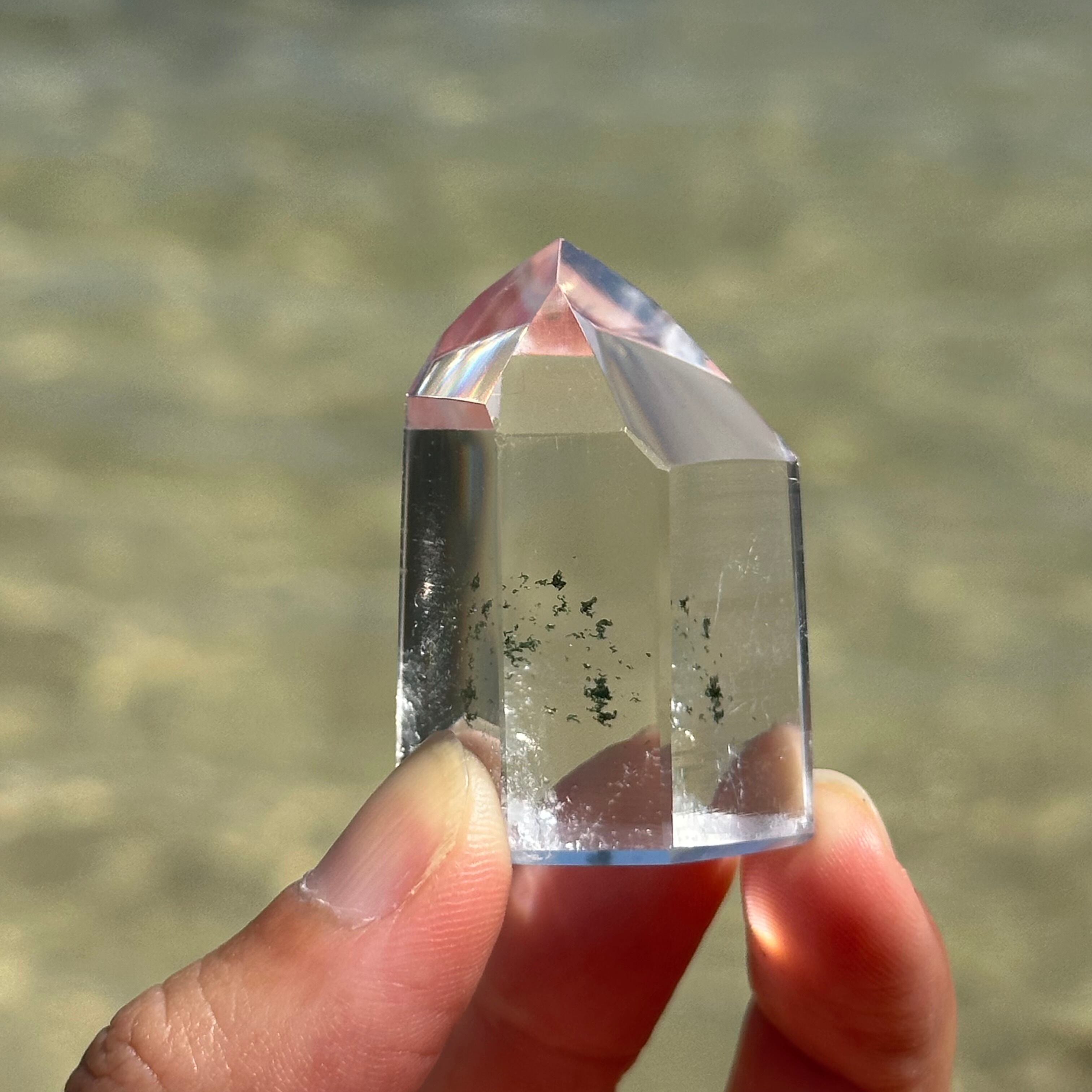 ロッククリスタル】水晶 ミニ ポイント ブラジル産 / Rock Crystal