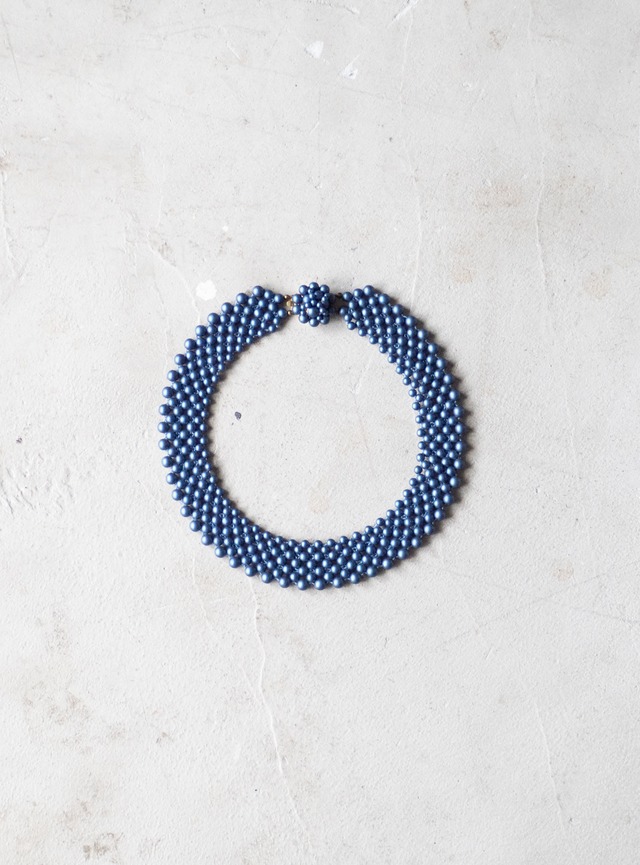 unknown 1970s False collar beads necklace