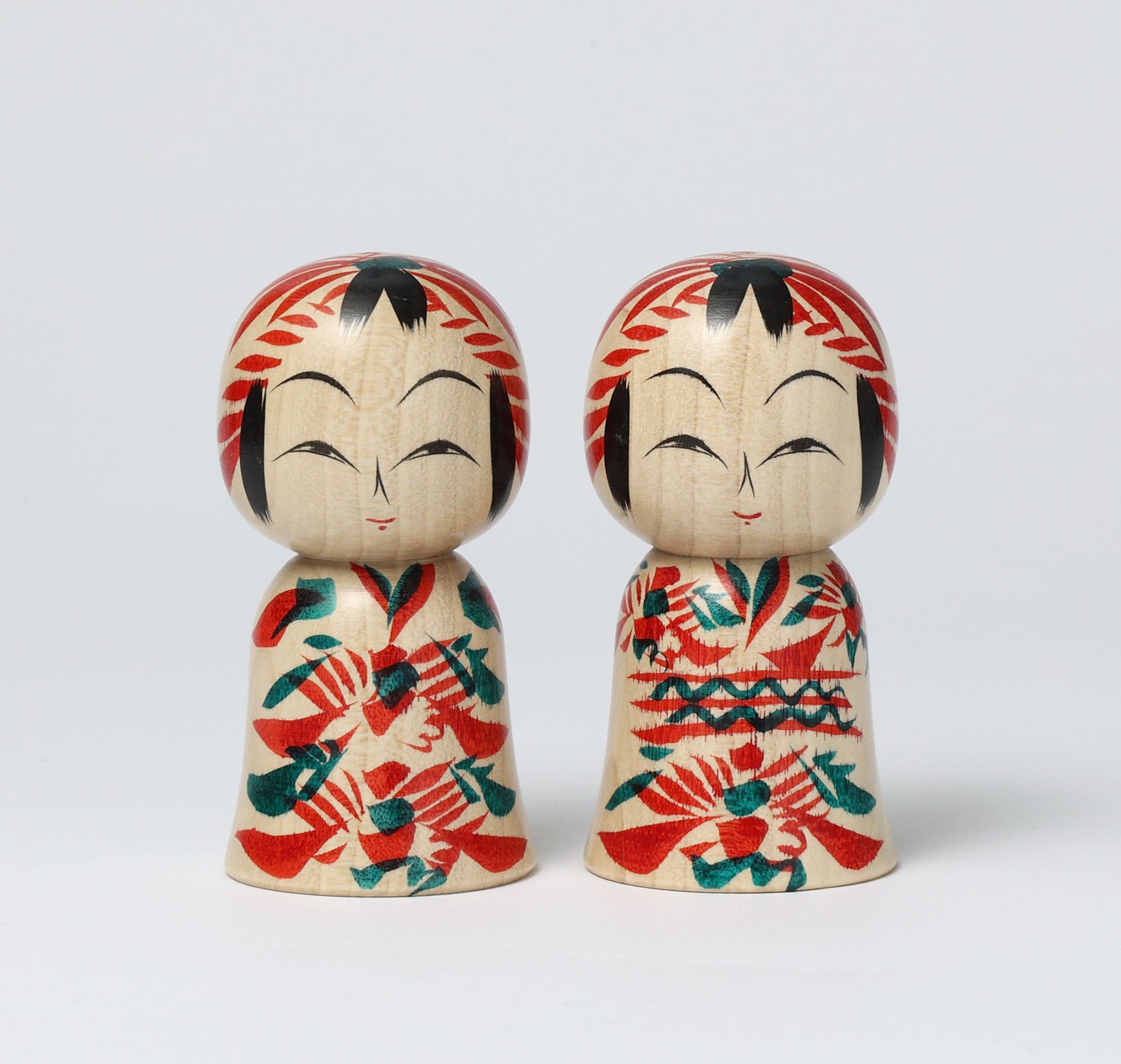 昭和レトロ 遠刈田系 　 　　　　　　超大型こけし2体　工人長尾 昌儀 遠刈田系こけし Togatta style kokeshi doll | 早坂政弘工人 Masahiro
