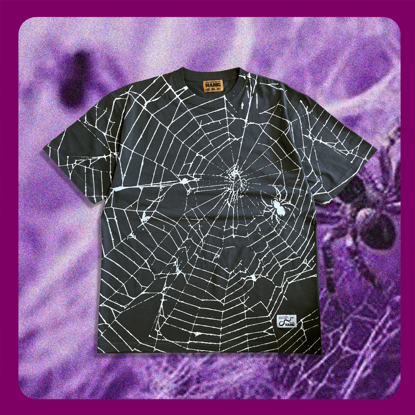 ［HANG］BLACKEND SPIDERWEB Tshirt