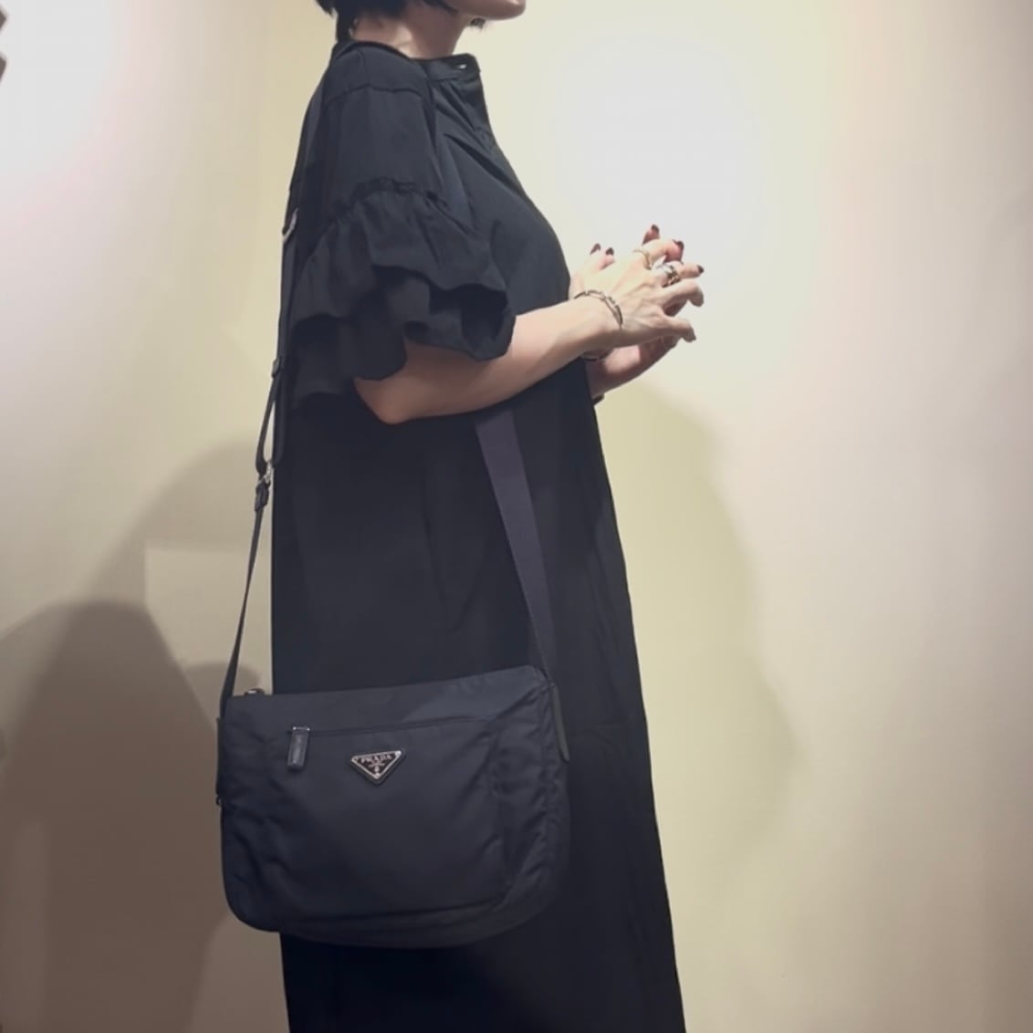 PRADA】1898 PRADA プラダナイロン ショルダーバッグ／メンズバッグ