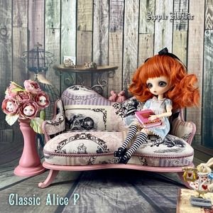 1/6 ドール チェア L【Rosso Classic Alice P・ロッソ クラシック アリス P】二人掛け