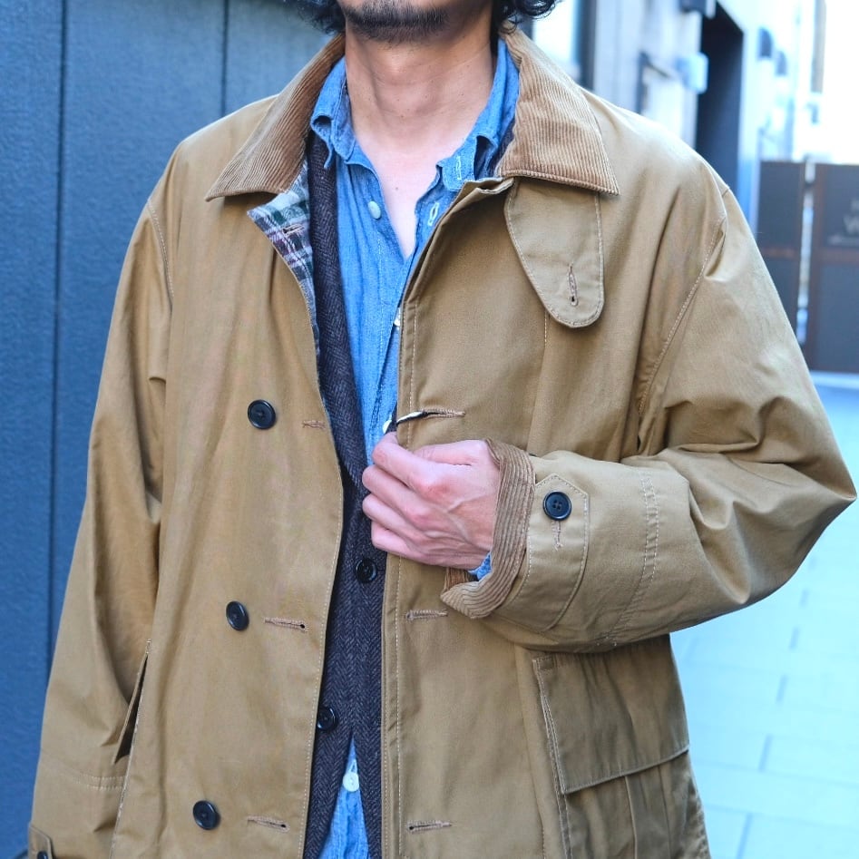 KENNETH FIELD(ケネスフィールド) /MAX PROOF COAT BM WAX-KHAKI-(52