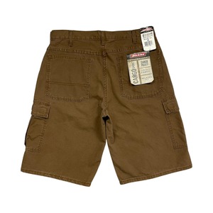 DICKIES CARGO SHORTS RELAXED FIT BROWN SIZE 36 (DEADSTOCK)