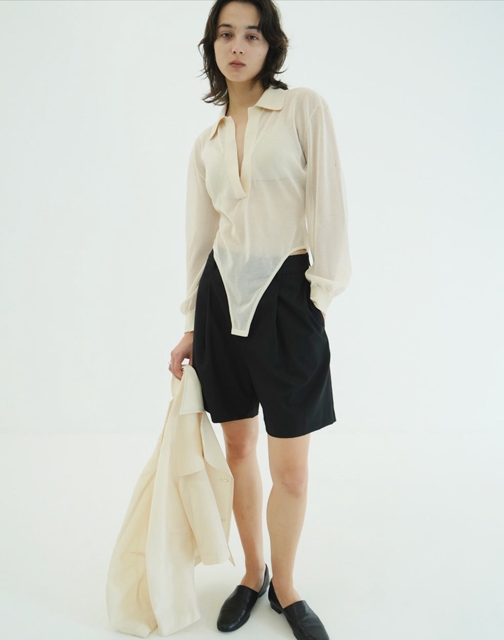 CLANE LOW WAIST HALF PANTS | FLICKA ASHIYA