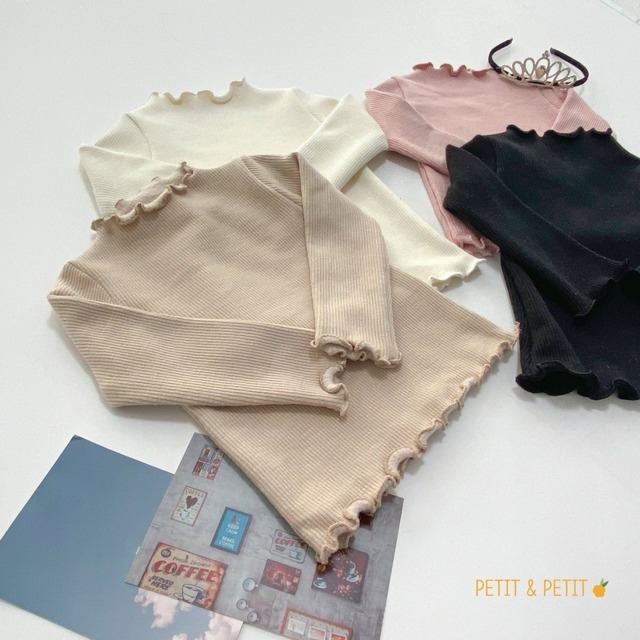 [送料無料][即納5号/7号]≪petie&petie≫fleece goji T beige