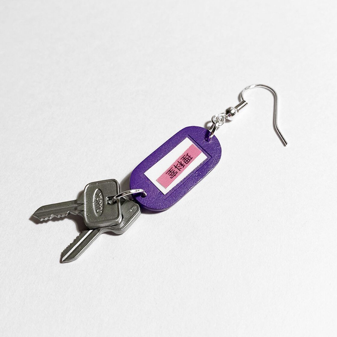 理科室の鍵のネックレス／ピアス／フープ／イヤーカフ｜Classroom key