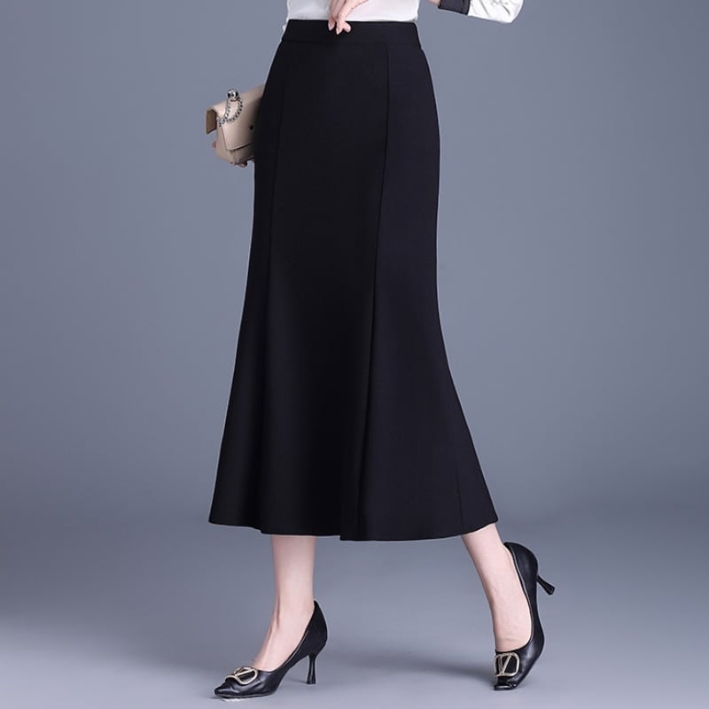 ハイウエストエレガントマーメイドスカート Me1006