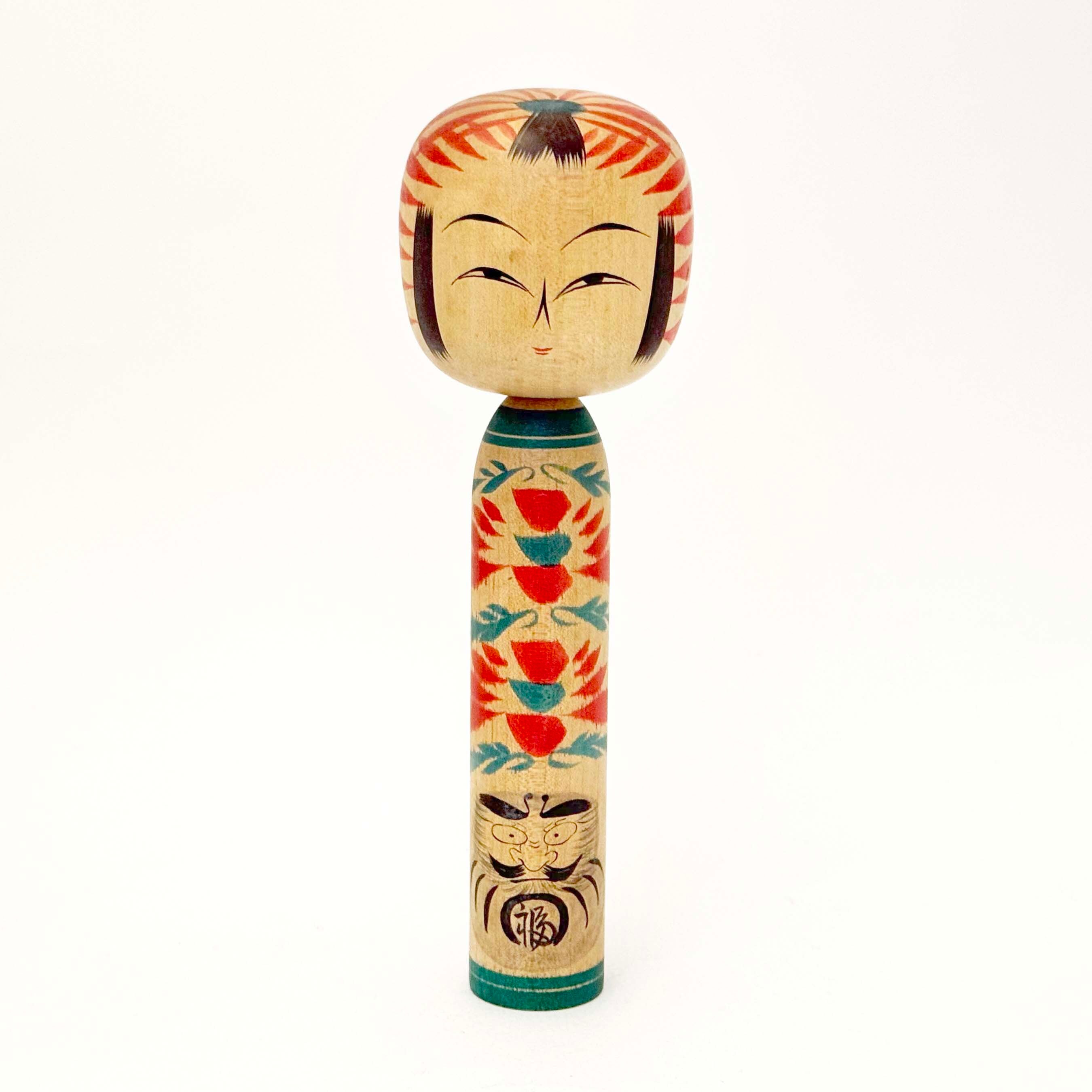 遠刈田系 / 佐藤良子工人（だるま柄18cm）