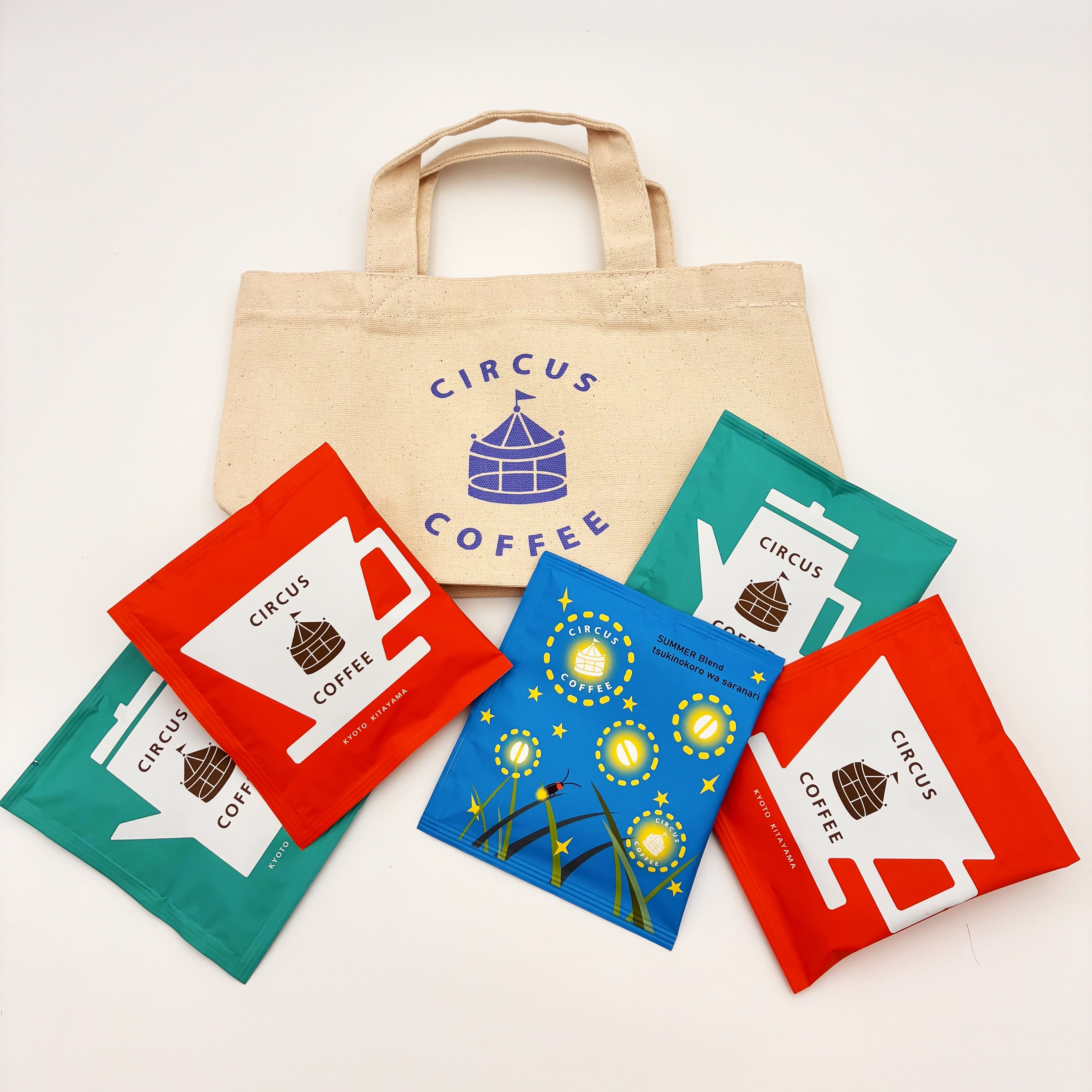 オリジナル miniトートバック& ドリップバック５個セット