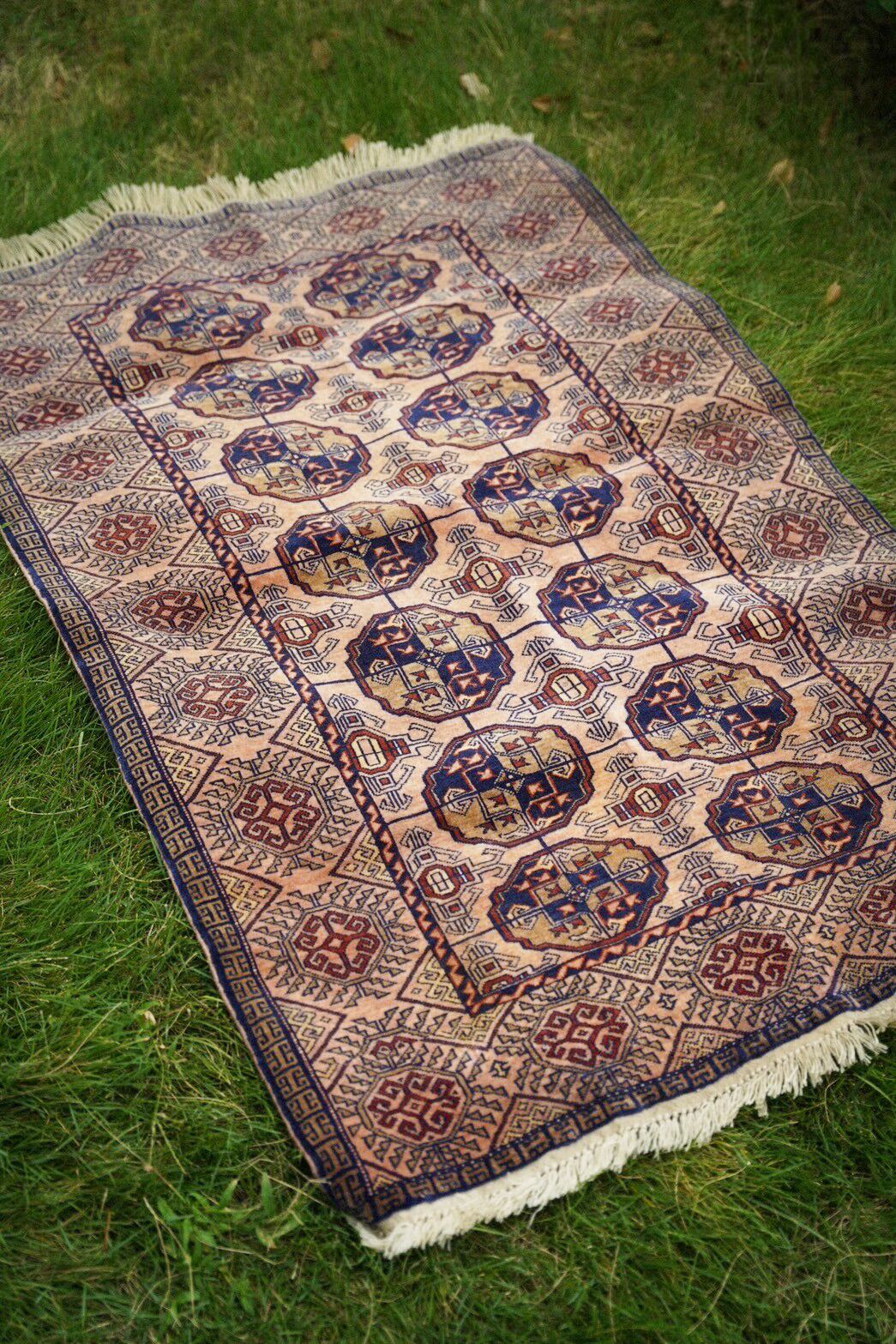 1287-Vintage Turkmen rug | 手織りのヴィンテージラグ専門店 | Bahr