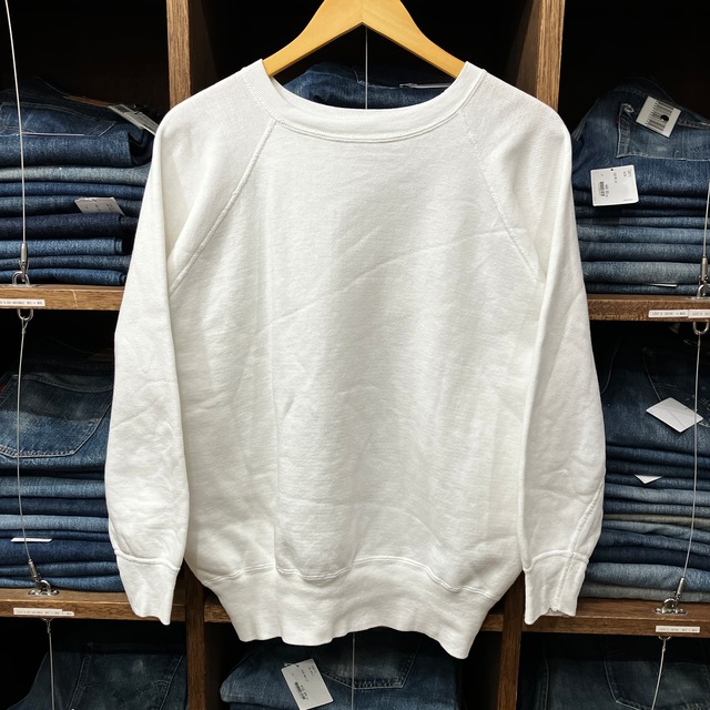 1960s SWEAT SHIRT WHITE SOLID