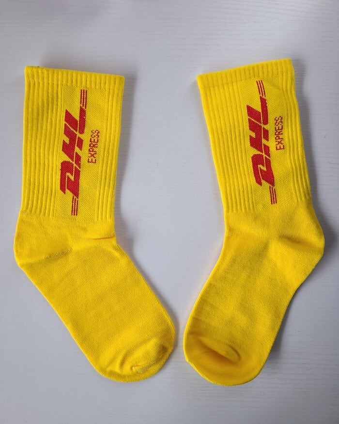 DHL エクスプレス ソックス 靴下 3色 セット ロゴ | CAMSIA 24時間