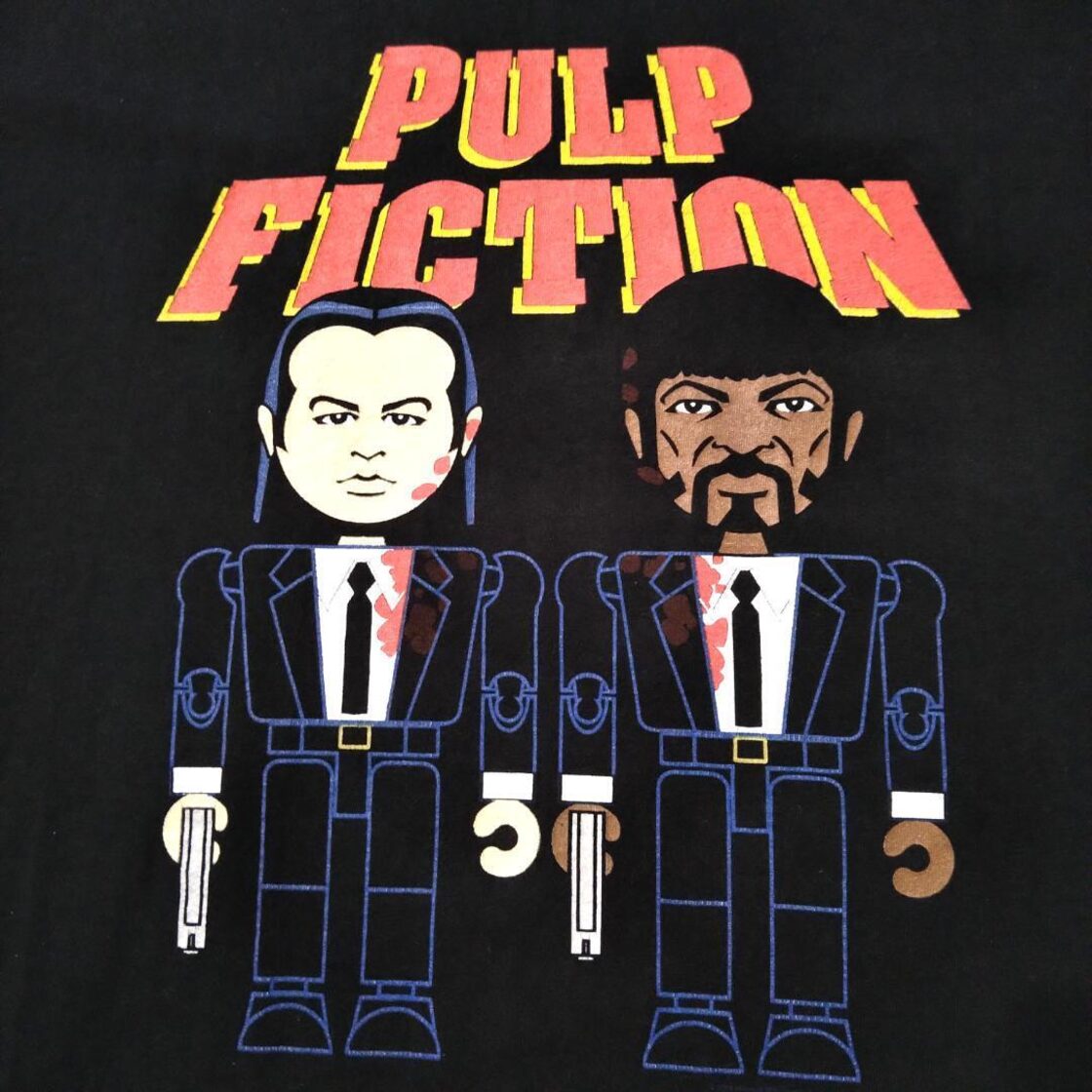 古着 パルプ・フィクション Tシャツ XXL 黒 レゴ 映画T ムービーT 