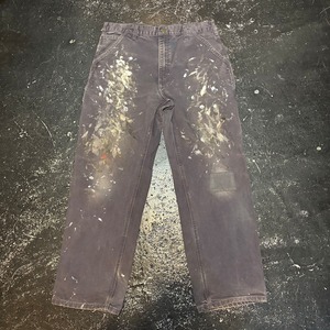 00s Carhartt ペインターパンツ ダックパンツ ワークパンツ フェードブラック W36 L32 W90cm ワイド ヴィンテージ カーハート 90s