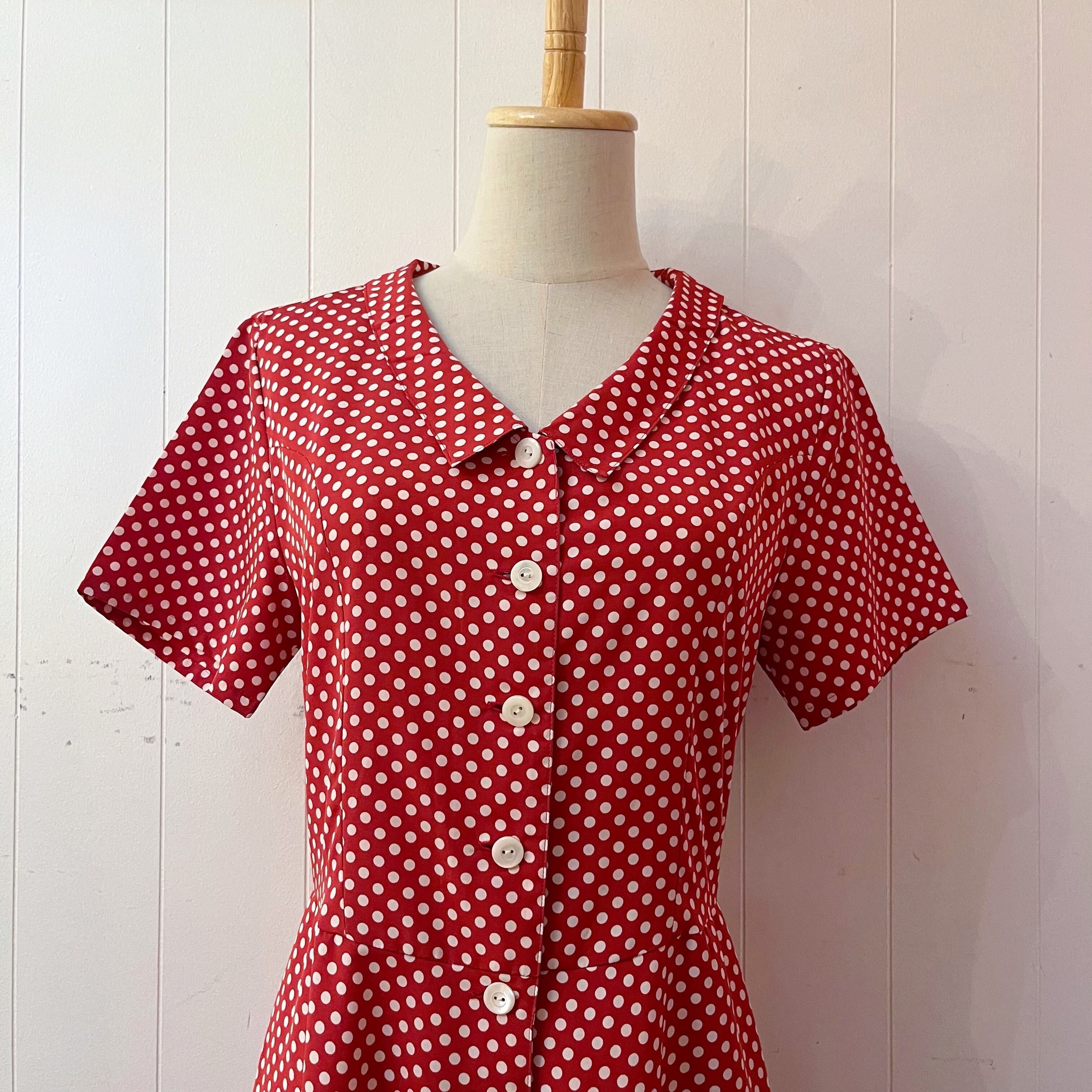 red dot front button one-piece