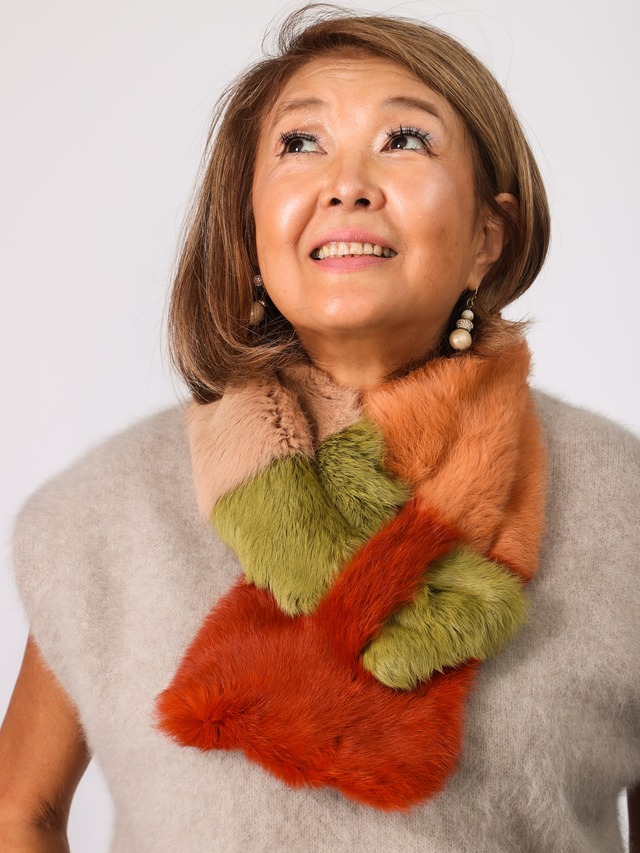 オリジナル（ラビットマルチカラーファー）