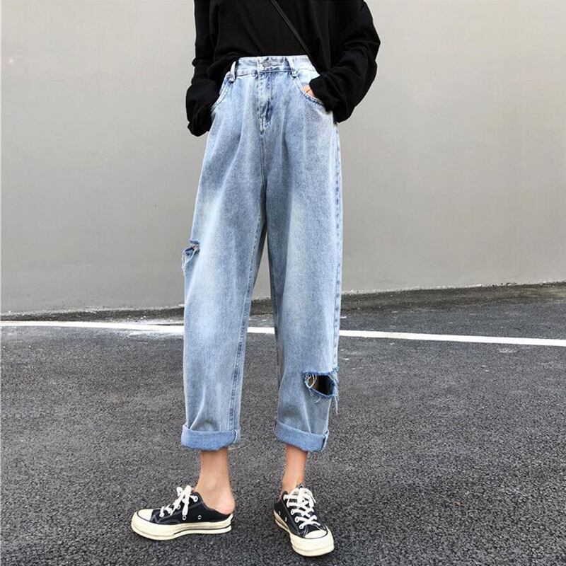 パンツ オータムルーズ薄手ワイドレッグジーンズ レディース 秋物 ワイドパンツ 萌量不足12785744462