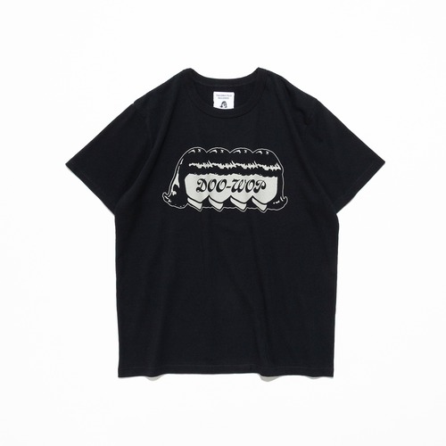 TACOMA FUJI RECORDS DOO-WOP Tee designed by Hiroshi Iguchi BLACK