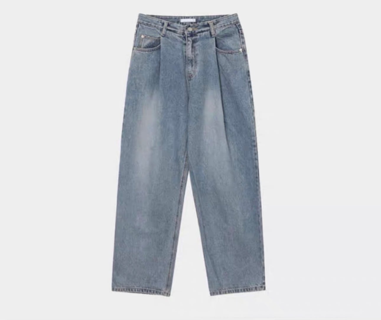 タックストレートデニム